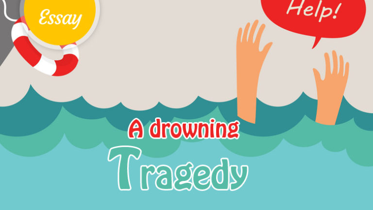 creative writing piece on drowning